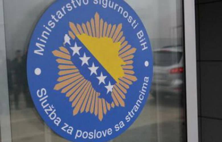 sest osoba prosle godine protjerano iz bih posto su predstavljali pretnju javnom poretku i sigurnosti zemlje podaci su sluzbe za odnose sa strancima