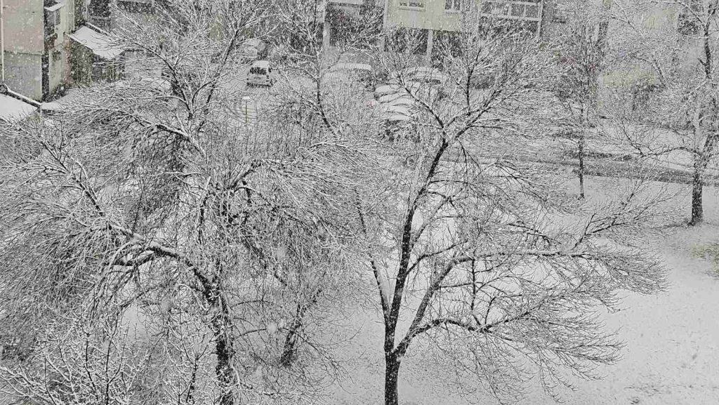 Tuzla, Sjenjak, snijeg