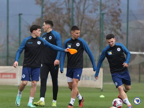 Fudbal, mlada reprezentacija BiH, Srbija, Crna Gora