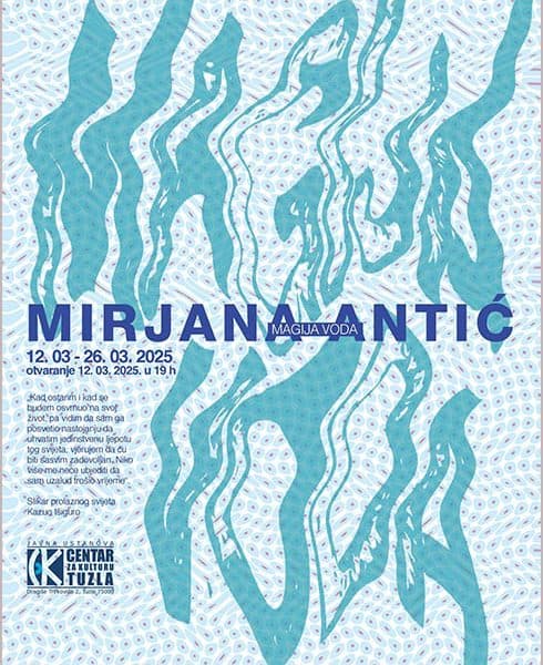 Izložba ‘Magija voda’ Mirjane Antić večeras u Centru za kulturu Tuzla
