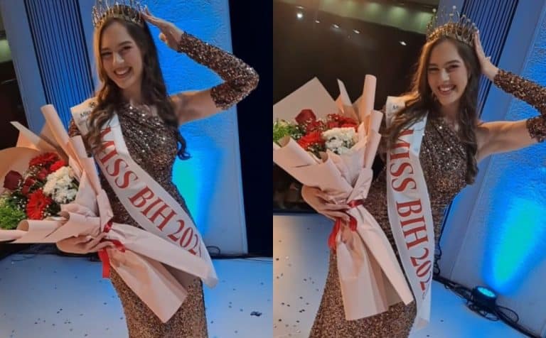 sinoc je u prepinom bkc zivinice odrzan izbor za miss bih tutulu najljepse ponijela je ena adrovic iz zivinica