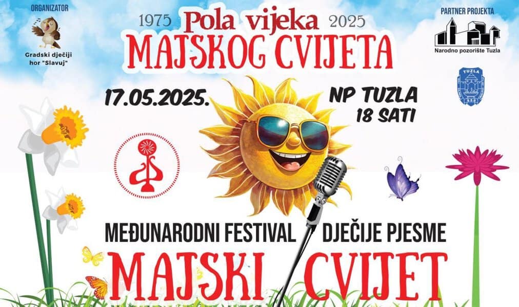 Tuzla u znaku muzike i dječije radosti: Sutra počinje jubilarni “Majski cvijet”