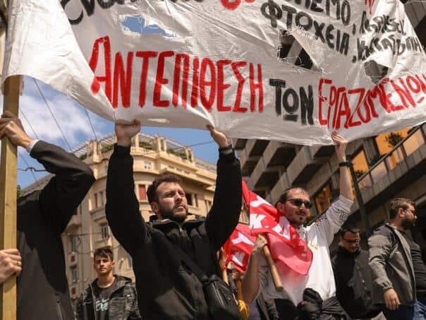 Grcka, protesti, 1. maj
