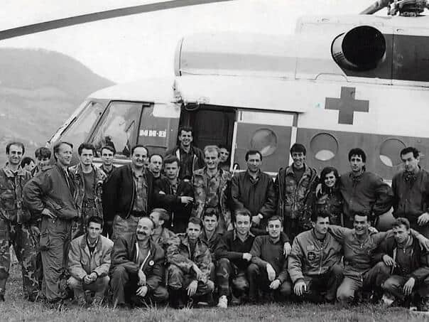 Zracni most, Tuzla, Srebrenica, Zepa, helikopter