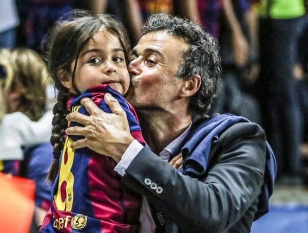 Xana i Luis Enrique, posveta, fudbal, PSG