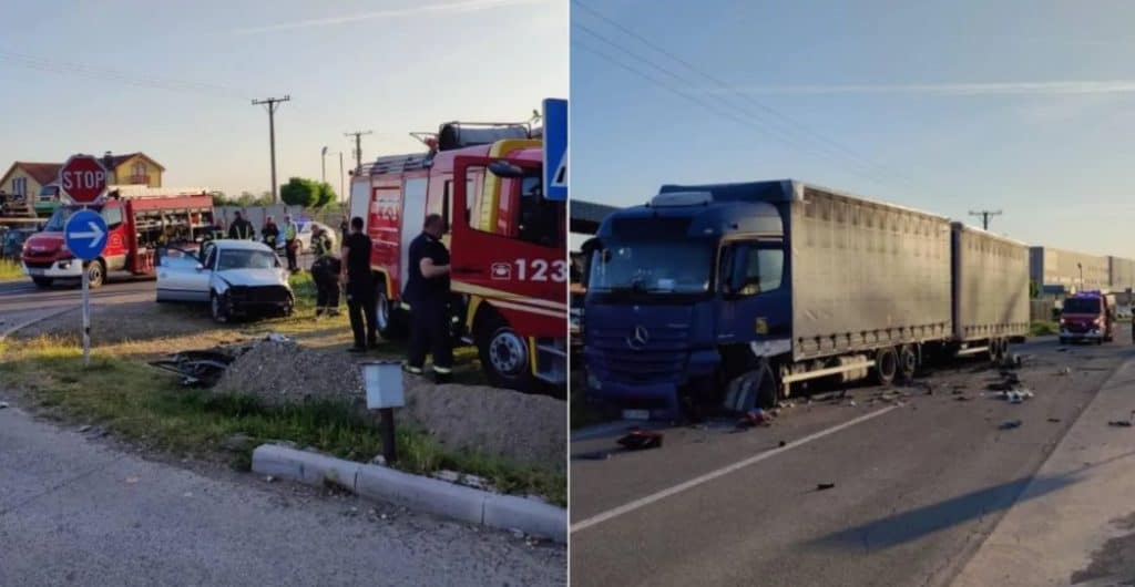 u sudaru kamiona i automobila na putu bijeljina - ugljevik povrijedjena jedna osoba saobracaj obustavljen