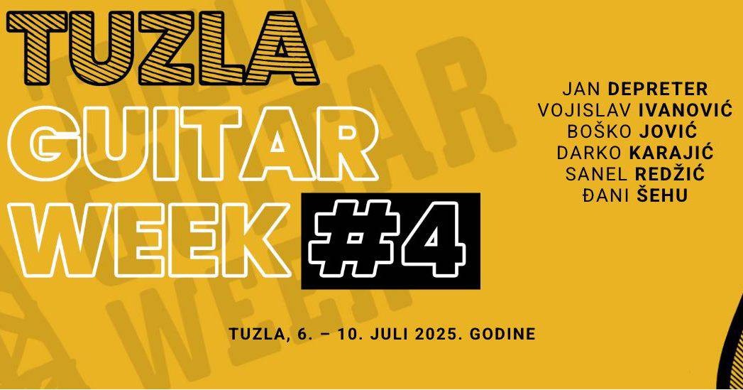 Gitaristi iz regije i Evrope stižu u Tuzlu: Počinje Tuzla Guitar Week
