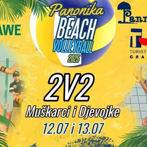 Za vikend u Tuzli međunarodni turnir u odbojci na pijesku – Panonika Beach Volleyball 2025