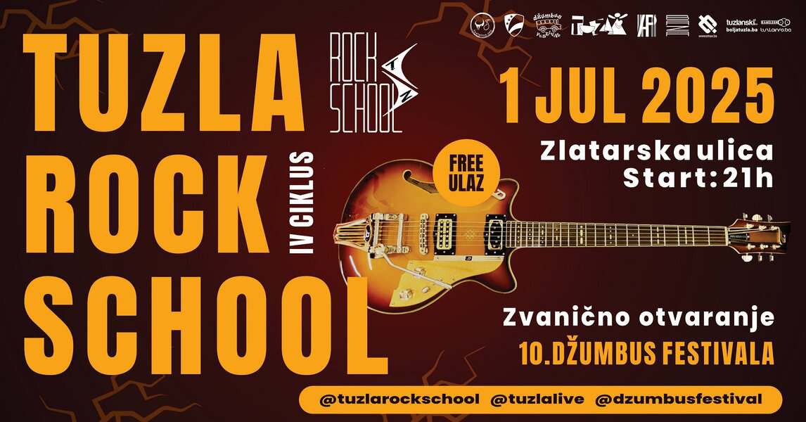 Dzumbus festival, Zlatarska ulica, Tuzla