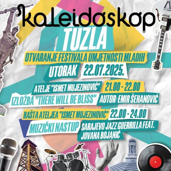 Festival ‘Kaleidoskop’: Sutra izložba Emira Šehanovića i koncert Sarajevo Jazz Guerrilla feat. Jovana Bojanić