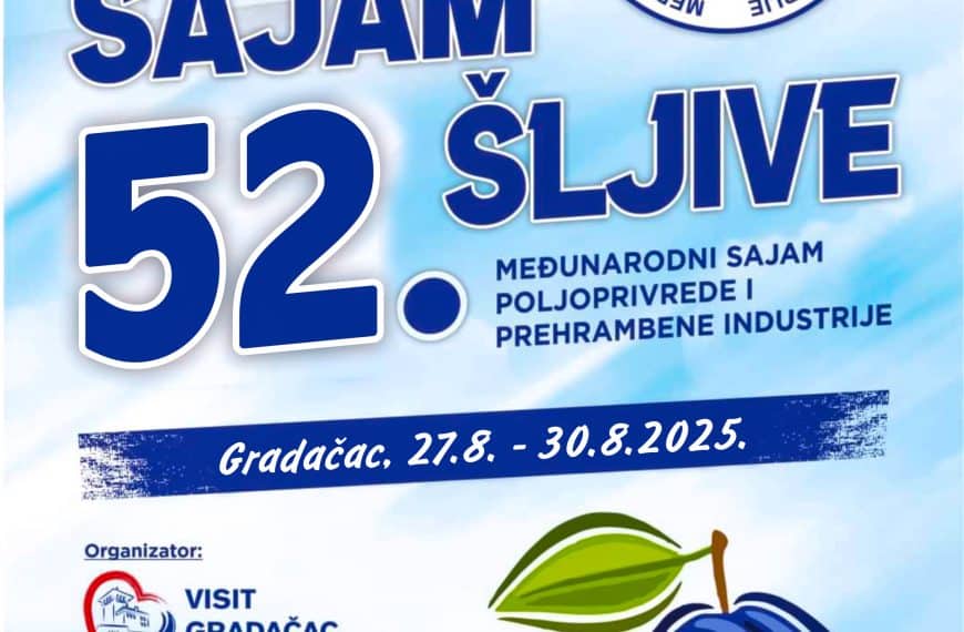 U toku su završne pripreme za 52. “Sajam šljive” u Gradačcu