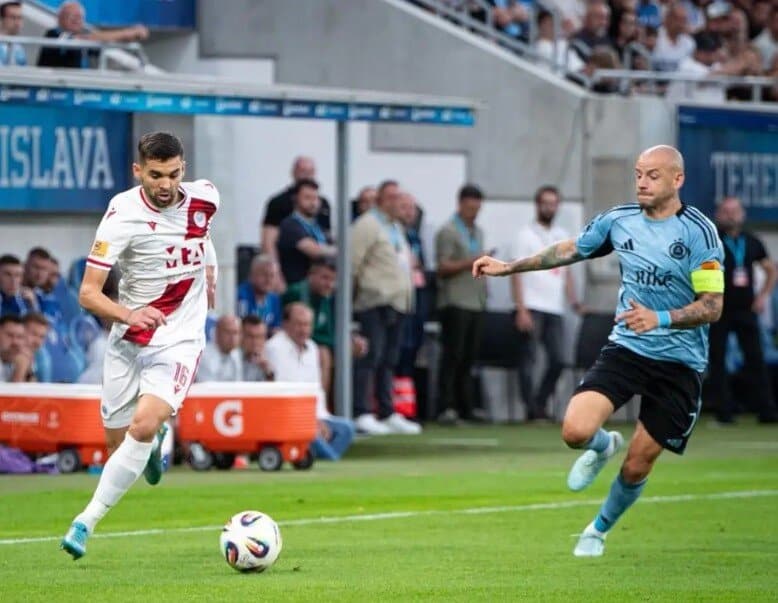 veceras u uzvratnom susretu drugog pretkola lige prvaka hsk zrinjski u mostaru na stadionu pod bijelim brijegom docekuje ekipu slovana iz bratislave