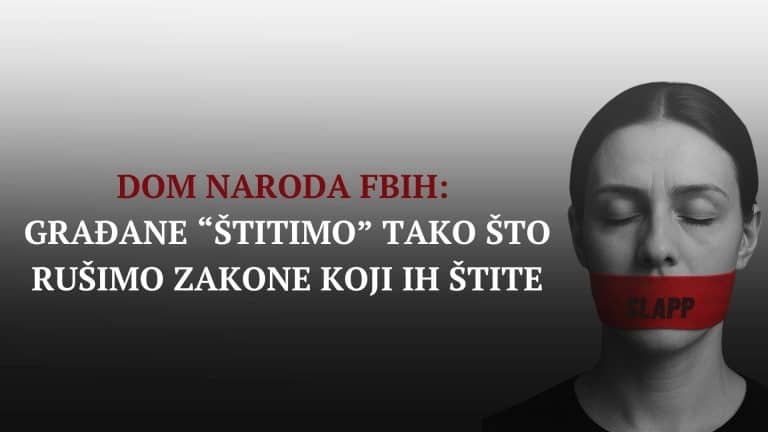 Dom naroda, Zakon o zastiti gradjana, odbijen