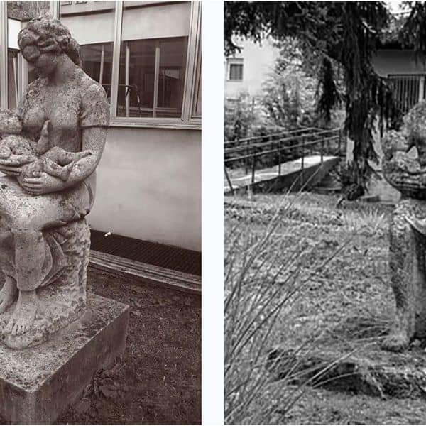 skulpture, Franjo Leder, Majka s djetetom, Mijo Frankovic