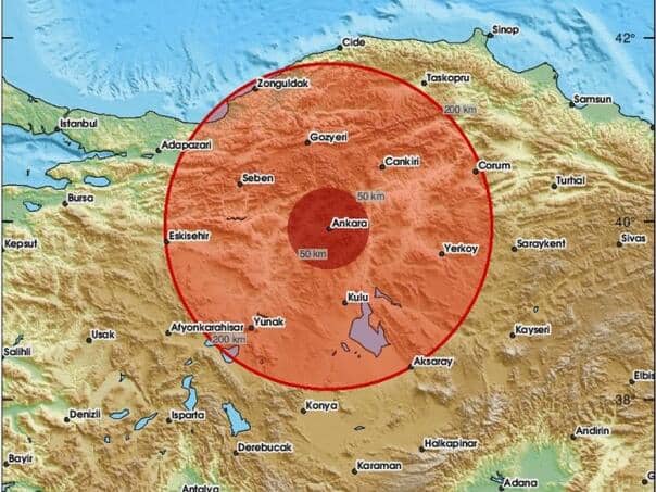 sinoc je zapadnu tursku pogodi jak zemljotres jacine 6.1 stepeni po rihteru