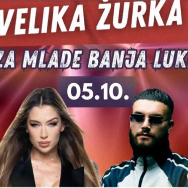 na vratima osnovne skole georgi stojko rakovski osvanuo plakat koji najavljzje koncert turbofolk pjevacice i izvodjaca sa neukusnom muzikom za djecu