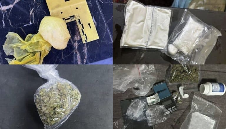 policijski sluzbenici mup-a tk u pretresima na vise lokacija sirom kantona pronasli drogu i pratece predmete koja se ukazuju na krivicna djela