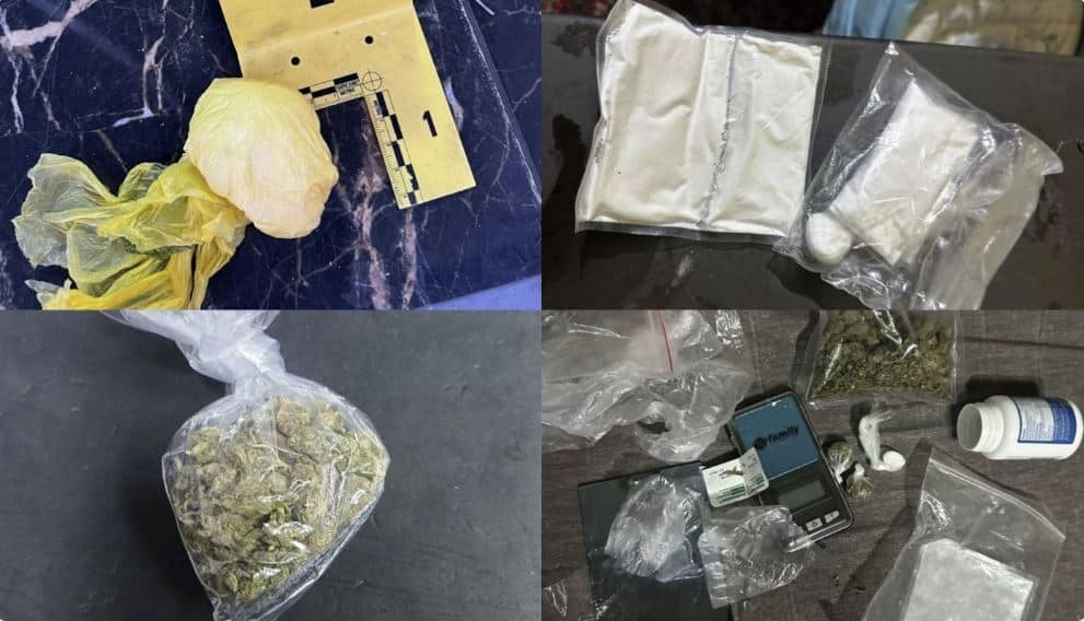 policijski sluzbenici mup-a tk u pretresima na vise lokacija sirom kantona pronasli drogu i pratece predmete koja se ukazuju na krivicna djela