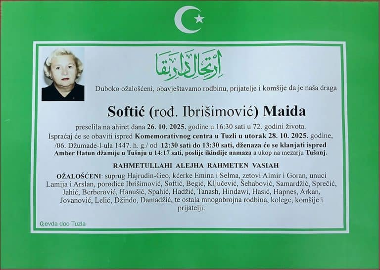 In memoriam, Maida Softic