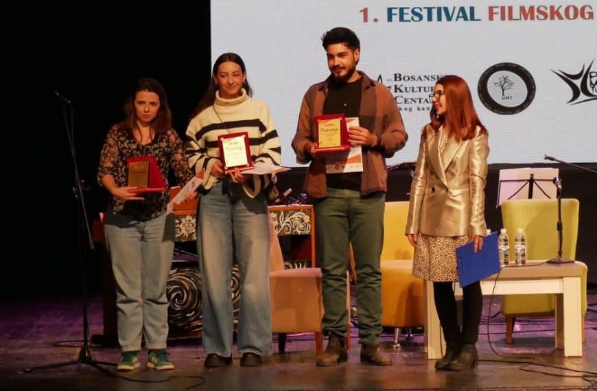 u tuzli zavrsen prvi ferstival filmskog stvaralastva