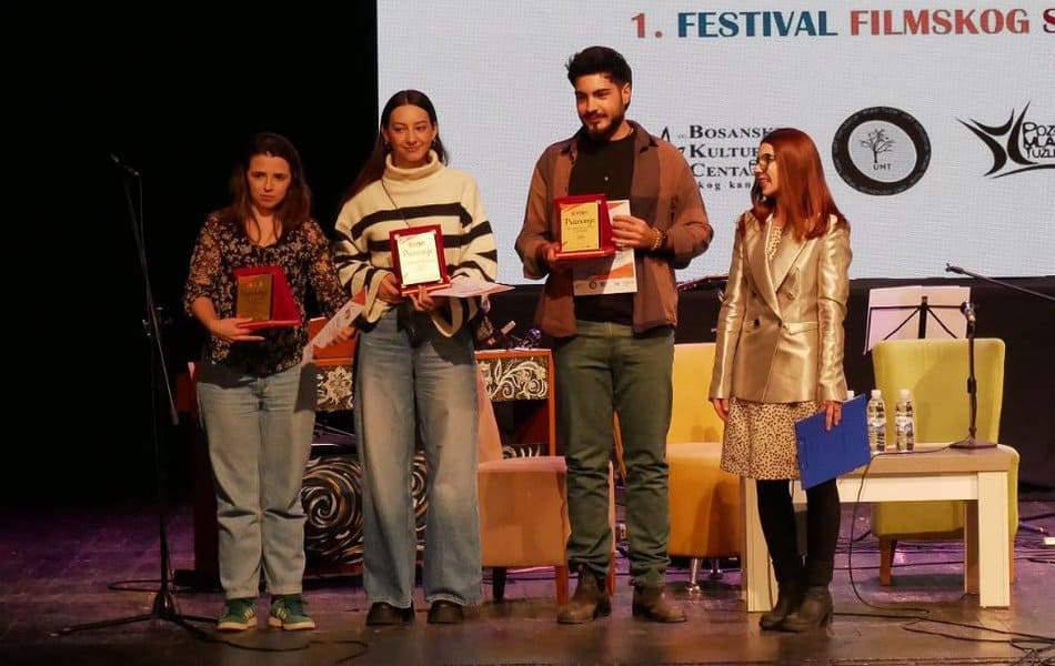 u tuzli zavrsen prvi ferstival filmskog stvaralastva