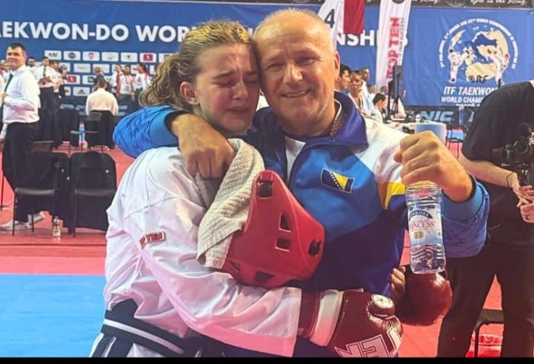 melina ruznic osvojila zlatnu medalju na sp u tekwondou za bih