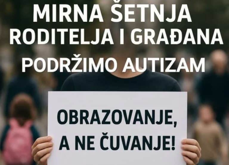 roditelji djece s autizmiom u tuzli najavili mirnu setnju u znak protesta zele da njihovoj djeci bude obezbjedjeno obrazovanje a ne cuvanje