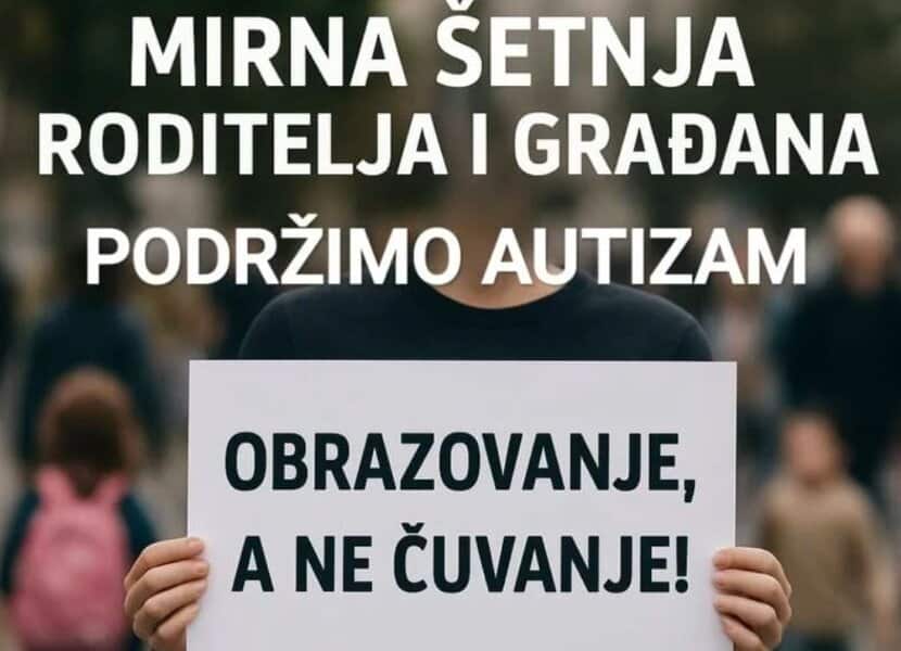 roditelji djece s autizmiom u tuzli najavili mirnu setnju u znak protesta zele da njihovoj djeci bude obezbjedjeno obrazovanje a ne cuvanje