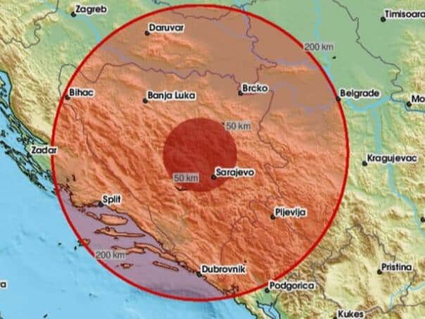jutros stanovnike zenioce i kaknja probudio zemljotres kazu da se osjetio jako ali je kratko trajao