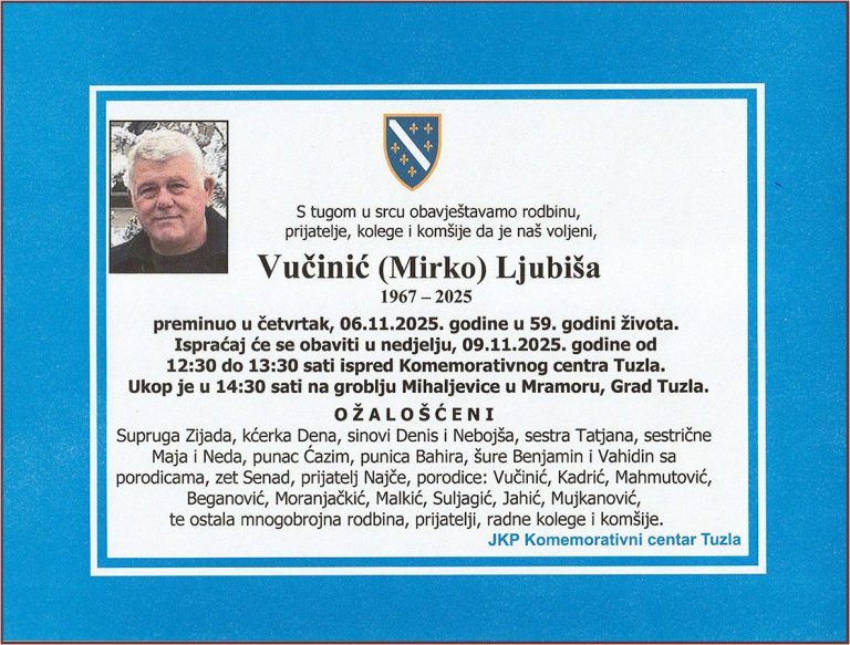 Ljubisa Vucinic, in memoriam