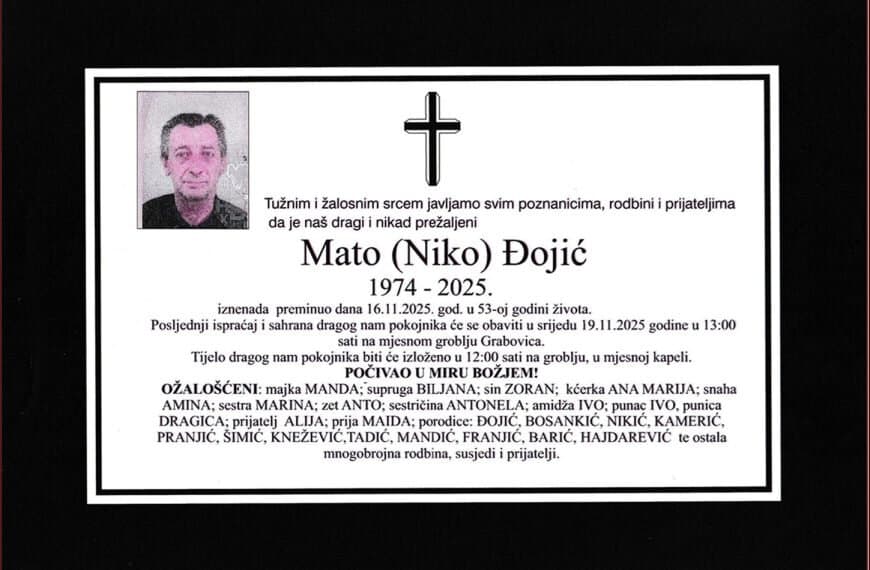 In memoriam: Mato (Nike) ĐOJIĆ
