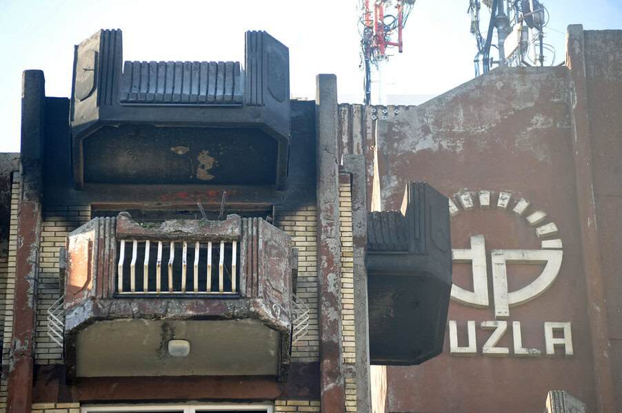 Dom penzionera Tuzla, pozar