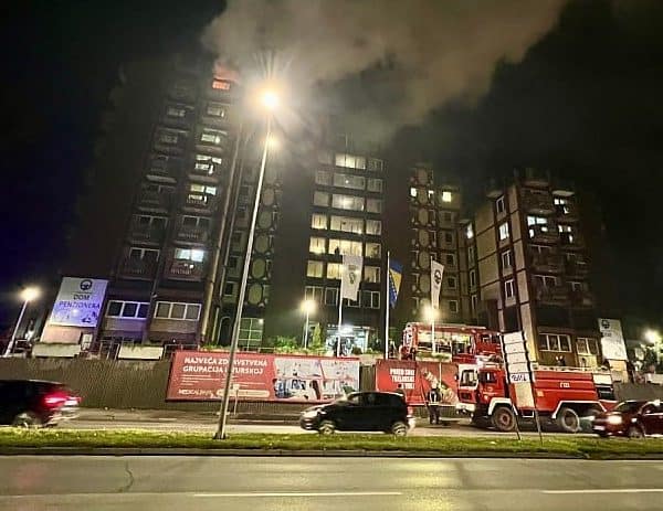 Pozar, Dom penzionera, Tuzla