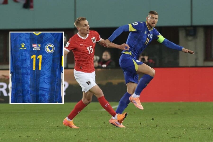 Džekin dres s utakmice Austrija – BiH završio u rukama budućeg selektora Zmajeva