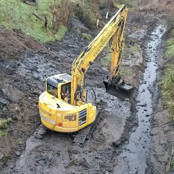 Grad Tuzla nastavlja radove na uređenju potoka u Mramoru