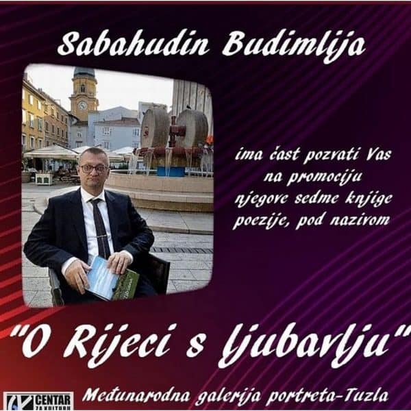 Večeras u MGP: Promocija sedme knjige poezije Tuzlaka Sabahudina Budimlije Dinčeta