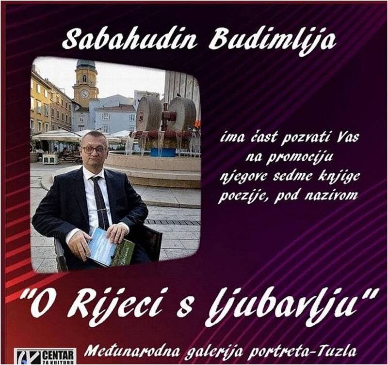 Večeras u MGP: Promocija sedme knjige poezije Tuzlaka Sabahudina Budimlije Dinčeta
