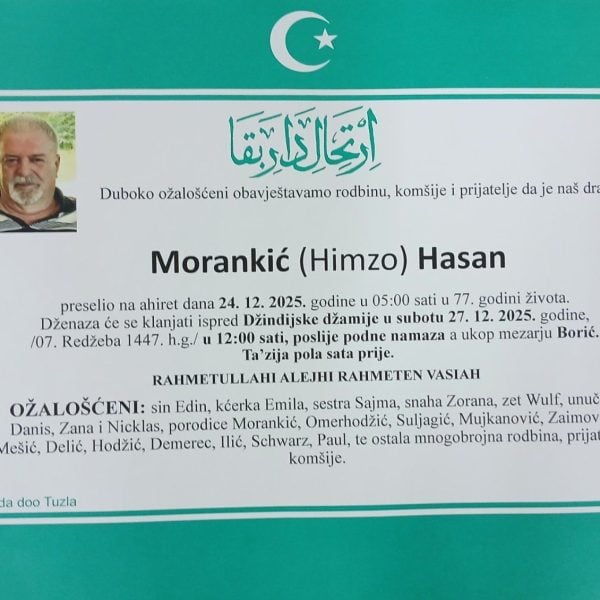 In memoriam, Himzo Morankić
