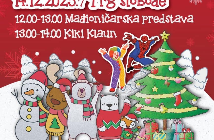 Zabavni program za najmlađe danas na Trgu slobode u Tuzli