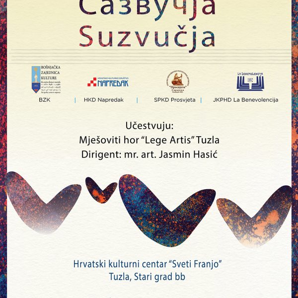 Sutra u HKC ‘Sv. Franjo’: Koncert ‘Sazvučja’ mješovitog hora ‘Lege artis’