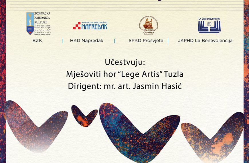 Sutra u HKC ‘Sv. Franjo’: Koncert ‘Sazvučja’ mješovitog hora ‘Lege artis’