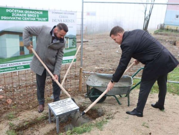 Položen kamen temeljac za novi objekt Prihvatnog centra “Duje” u TK