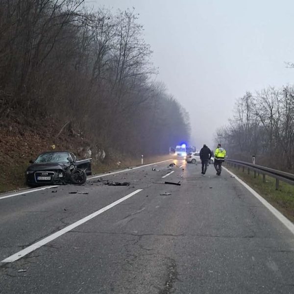 Sudar pet putničkih vozila izazvao potpuni kolaps saobraćaja na M-17