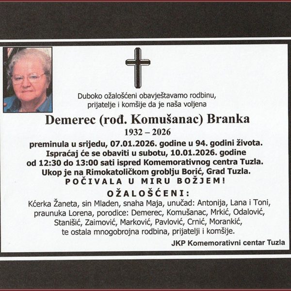 Inn memoriam, Branka Demerec