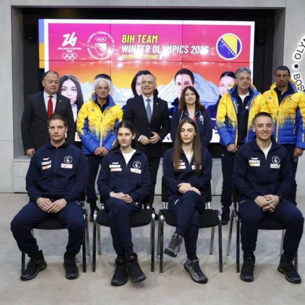 u olimpijskom komitetu u sarajevu uprilicen ispracaj za bh takmicare koji ce nastupitio na zoi u italiji