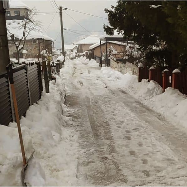 vasa pisma, Vakufska ulica, snijeg, smece