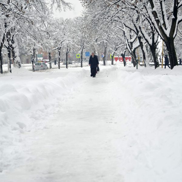 jutros je veci dio bih okovan ledom jutarnje temperature su uveliko u minusu