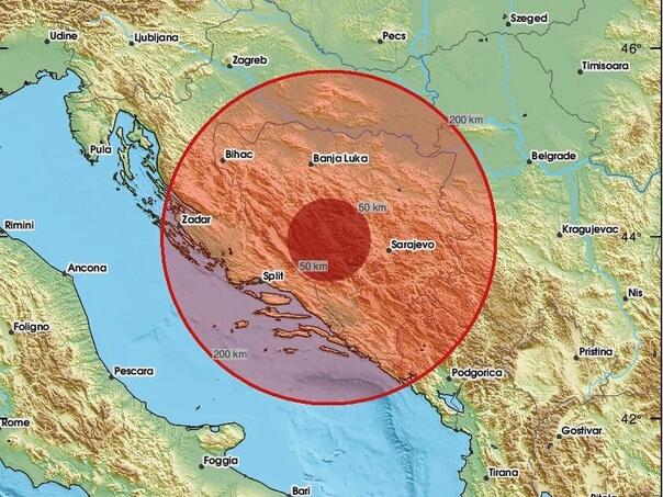 jako podrhtavanje tla veceras se osjetilo na podrucju bugojna o zemljotresu izvijestio i emsc