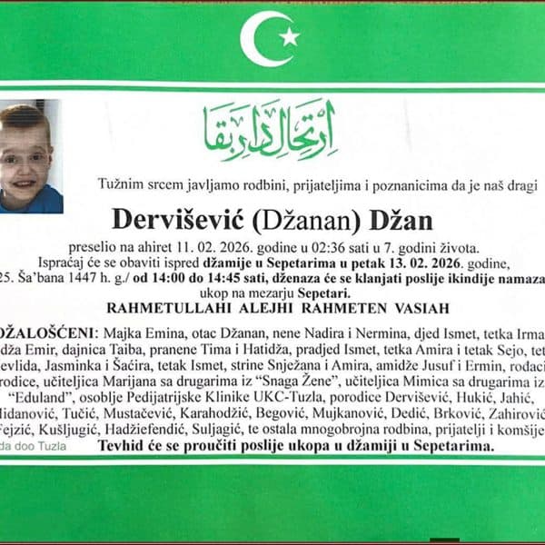 In memoriam, Dzan Dervisevic