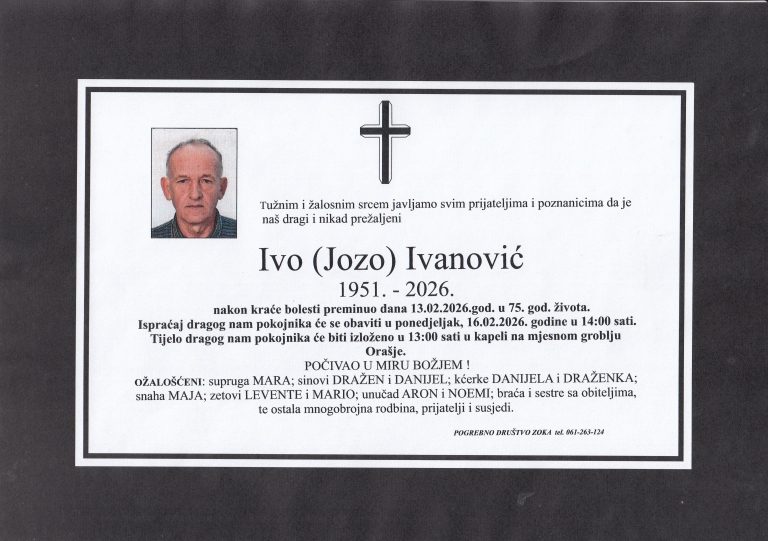 In memoriam, Ivanovic